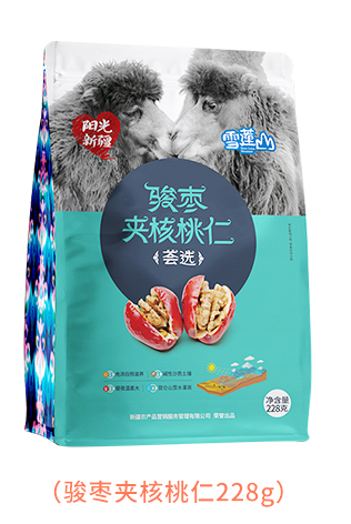 雪莲山.新疆荟选骏枣夹核桃228g